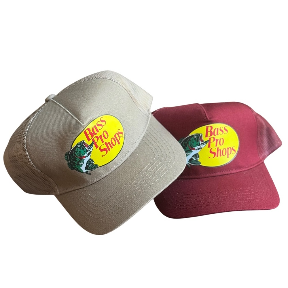 LOT OF TWO (2) BASS PRO SHOP TRUCKER HATS
